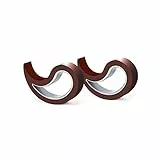 STOPPY, Stoppi, Fermafinestre, Fermafinestra, Fermaporte, Fermaporta, Set di 2 (Disponibile in 14 Varianti) (Cioccolato)