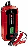 Einhell CE-BC 10 M Caricabatteria auto (220-240 V, di carica 12 V, per batterie 3-200 Ah, corrente carica 10A, mantenitore carica, per batterie gel - AGM - acido, possibile fissaggio a parete)