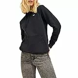 Jack & Jones Jxabbie RLX LS Ogni Cappuccio Swt Noos Felpa, Nero/Stampa: Logo Jjxx Bianco, M Donna