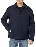 Amazon Essentials Giacca Corta in Lana (Disponibile nelle Taglie Big & Tall) Uomo, Blu Marino, XL
