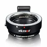 VILTROX Mount Adapter EF-EOS M,Autofocus Adattatore Obiettivo Convertitore per Canon EF/EF-S Lente a Canon EF-M Mount Fotocamera EOS M M3 M5 M6 M10 M50 M100