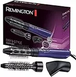 Remington Spazzola ad Aria, Asciugacapelli e Styler, Rivestimento 4x: Ceramica, Tormalina, Ionico, Antistatico, Accessori Inclusi: Concentratore, 2 Corpi Spazzola, Dry & Style AS800
