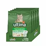 Ultima Cibo per Gatti per Preveneri Problemi alle Vie Urinarie con Pollo, Confezione da 5 x 750g, Totale: 3.75 kg