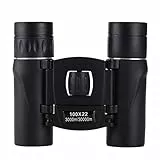 Leikance - Binocolo impermeabile HD, 100 x 22 zoom obiettivo ad alta potenza, telescopio con adattatore per smartphone