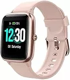 Smartwatch Orologio Fitness Donna Uomo Cronometro, Smart Watch GPS Fitness Tracker Impermeabile IP68 Cardiofrequenzimetro da Polso ECG Sveglia, Activity Tracker Sport Contapassi Bambini
