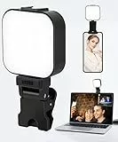 64 LED Luce Selfie Phone Flash Light - 5 Modi Luce Faretto per Foto Portatile Telefono per iPhone/Fotocamera/Videocamera/iPad/PC - Mini Video Luci per Fotografia Vlog TikTok Videoconferenza
