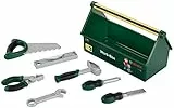 Theo Klein 8573 Tool Box I 7- Part Tool Kit I Strong Box with Practical Handle for Carrying I Toy for Children Aged 3 Years and up