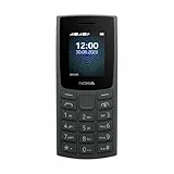 Nokia 110 2023 Telefono Cellulare Dual Sim, Display 1.8' a colori, Fotocamera, Charcoal [Italia]