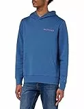 Tommy Hilfiger Felpa Uomo Pop Color con Cappuccio, Blu (Blue Coast), M