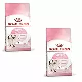 Royal Canin Kitten | Confezione 2 x 400 g | Alimento secco per cuccioli di gatto fino a 12 mesi | Per sostenere il sistema immunitario, la digestione e lo sviluppo del cervello.