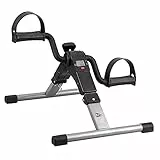 Mini Cyclette Pieghevole, Tappetino Antiscivolo, Uten Esercizi di Riabilitazione Per Gambe e Braccia, Visualizzazione Dei Dati di Esercizi Multipli