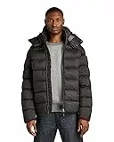 G-STAR RAW G-whistler Padded Hooded Jacket, Giacca Uomo, Nero (Dk Black D20100-D199-6484), L
