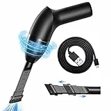 Dealswin Aspirapolvere per Computer 4300Pa Super Aspirazione - Mini Aspirapolvere ricaricabile senza fili - Aspirapolvere portatile per Auto laptop Tappeto Divano animali tastiera