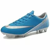 VTASQ Scarpe da calcio da uomo traspiranti High Top Youth Outdoor Training Scarpe da calcio scarpe sportive scarpe da ginnastica, Blu, 41 1/3 EU