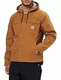 Carhartt, Giacca foderata in tessuto Washed Duck, Relaxed Fit Uomo, Carhartt® Brown, L