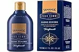 L'AMANDE - Bagnoschiuma Uomo Rinfrescante e Agrumato con Olio Essenziale Cardamomo e Limone, Docciaschiuma Gel Detergente e Idratante Corpo, Bagno Schiuma Delicato e Energizzante - Pour Homme, 400 ml
