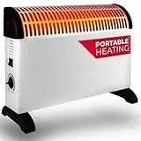 Stakmann Stufa Elettrica con Termostato e Timer, Termoconvettore, Stufetta Riscaldante, Risparmio Energetico, Riscaldamento Elettrico per Ambienti Fino a 25m² (1500 Watt)