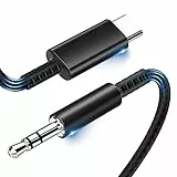 Cavo da USB C a 3,5mm Jack 1,2m, CNCN Cavo Adattatore da Porta USB C a Connettore Jack da 3,5mm, Cavo USB C a 3,5mm Audio Aux Cavo Cuffia per Samsung Galaxy S22/S21/Note 20, Huawei P30, Xiaomi