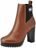 Tommy Hilfiger Tjw Nuovo Ess Tacco Alto Stivali, Basso Donna, Invernale Cognac, 36 EU