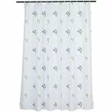 Amazon Basics - Tenda da doccia, 100 % poliestere, Cactus, 72 Inches x 72 Inches