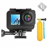 Custodie subacquee per fotocamere Protettiva per DJI OSMO Action Cam Digital Camera Case Impermeabile Immersione 61 metri + Floaty di immersioni subacquee bastone