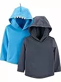 Simple Joys by Carter's Set Rashguard Assortiti Bambini e Ragazzi, Pacco da 2, Blu Marino/Squalo, 3 Anni