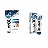 BlanX, Con Ossigeno Attivo e Licheni Artici, Denti Straordinariamente Bianchi - 10 Strisce + Dentifricio Sbiancante, Lucidante, Dentifricio Naturale con Ossigeno Attivo, Licheni Naturali, 75 ml