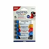 Giotto Colori a tempera, colori primari, 5 Tubetti
