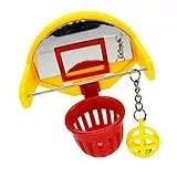 POPETPOP Giocattoli Puzzle Giocattoli Pappagallo Basket Toy Mini Bird Training Gioco di Basket Bird Bite Masticare Palla Pet Bird Cage Inside Playing Toy Cocorite Giocattoli Educativi