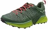 Salewa WS Dropline, Scarpe da Trail Running Donna, Verde (Feld Green/Fluo Coral), 36 EU