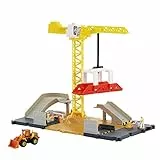 Matchbox - Cantiere della Gru, Playset con 1 Veicolo Incluso, Giocattolo per Bambini 3+ Anni, HDL33