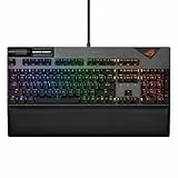 ASUS ROG Strix Flare II, Tastiera Gaming USB, Meccanica, Switch Sostituibili, ROG NX Rossi, ROG Switch Stabilizer, Polling 8000Hz, Tasti in ABS, RGB, Layout Italia, Poggiapolsi Staccabile, Nero