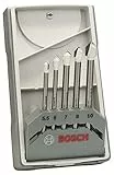 Bosch Professional Set da 5 Pezzi di punte per piastrelle Set CYL-9 SoftCeramic (per piastrelle di ceramica morbide, Ø 5,5-10 mm, accessori trapani)