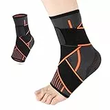 jjshund Cavigliere Ortopediche, Tutore Caviglia Distorsione Regolabile Fascia Elastica Caviglia, Sportiva Cavigliera Ortopedica per Uomini e Donne Distorsioni dei Legamenti Lesioni Sportive (L)