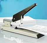PRICEKILLER® - Spillatrice professionale a leva manuale cucitrice 100 fogli alti spessori + confezione da 1000 punte metalliche punti 23/13 (Variante 1000 puntine)