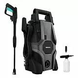 Cecotec Idropulitrice ad alta pressione HydroBoost 1400 Essential. 1400 W, casa, giardino o auto, portata max 426 l/h, pressione massima 105 bar, pompa in alluminio, raggio d'azione 9 m