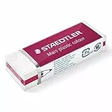 Staedtler Mars Plastic 52650E1-61 Gomma da cancellare bianco e pastello, confezione da 2