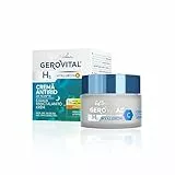 Crema Antirughe Viso da Notte, Effetto Idratante, Rigenerante e Antiossidante, Contiene Acido Ialuronico, Vitamina C ed E, 50 ml, Gerovital H3 Hyaluron C