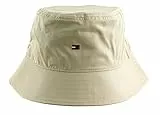 Tommy Hilfiger Cappello da Pescatore Uomo TH Flag Bucket Hat, Beige (Classic Beige), Taglia Unica