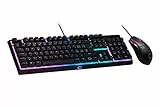 Cooler Master MS110 Tastiera E Mouse RGB Gaming Combo, Nero