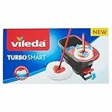 Vileda Lavapavimenti Turbo Smart, Microfibra In Poliestere Con Sistema A Pedale, ‎Standard