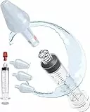 Rino Set Lavaggio Nasale Bambini e Adulti, Kit Pulizia Naso Made in Italy con Siringa e Irrigatore per Soluzione Fisiologica (1 Siringa, 3 Olive)