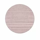 N/ JXADT Tappeto Nordico Rotondo Soggiorno Camera da Letto Cesto Sospeso Sedia Girevole per Computer Tappeto Tinta Unita 300Cm di Diametro Pallido Grigio Rosato