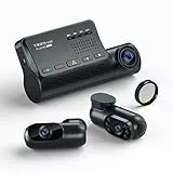 VIOFO 3 Canali Telecamera per Auto 2K, Dash Cam 3 Camere 310° Ampia Visione, Sony Starvis Sensor, WiFi & GPS & Visione Notturna & WDR & CPL Filtro & Avanzato Modo di Parcheggio & Istruzioni Vocali