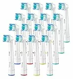 Milos Testine Oral B di Ricambio Morbide Compatibili con Spazzolino Elettrico, Confezione da 16 - per Adulti
