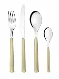 Guzzini Set 24 Posate Grace, Sabbia, 16.8 x 7.5 x h25.5 cm