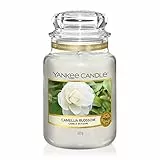 Yankee Candle Candela Profumata In Giara Grande, Fiore Di Camelia, Durata Fino A 150 Ore, 17.5 x 9.8 x 9.8 cm