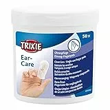 Trixie 29392 Ear Care - Set di 50 Cuscinetti per Le Orecchie, Confezione da 1