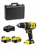 Trapano a Percussione STANLEY FatMax SFMCD721M2K (2 Batterie 4,0 Ah + Caricabatteria + Valigetta)
