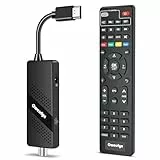 Decoder Digitale Terrestre 2023 - OWERSLYN Decoder DVB-T2, HD 1080P H265 HEVC Main 10 Bit, HDMI CEC TV Stick Supporto Uscita HDMI/AV e USB Multimediale, Funzione PVR, Telecomando 2in1 Infrarossi